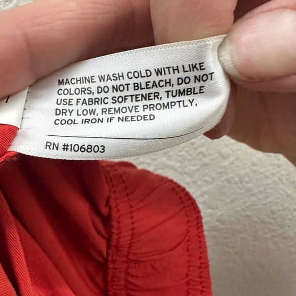 Duluth Trading Co Standard Fit Red Swim Trunks Shorts w Pockets Mens size 2XL - Picture 3 of 4